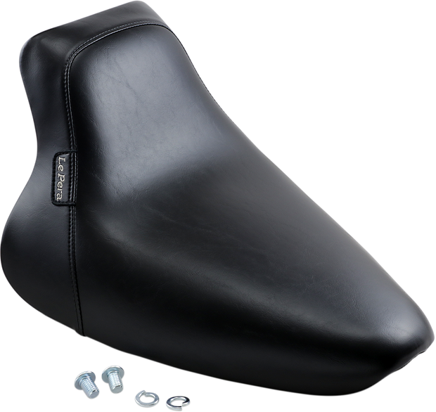 Bare Bones Solo Seat - Smooth - Black - Softail &