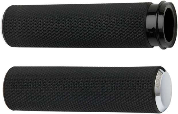 Knurled Grips - Cable - Chrome