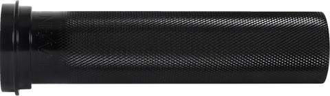 Throttle Tube - Knurled - 1" - TBW - Black