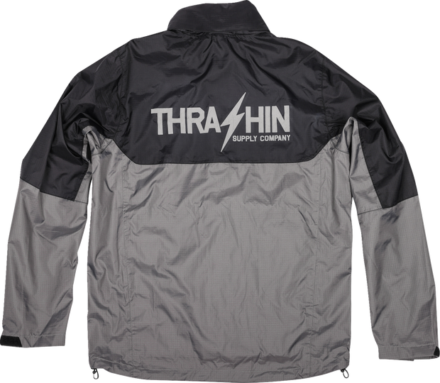 Mission WP Rain Jacket - Black/Gray - Medium