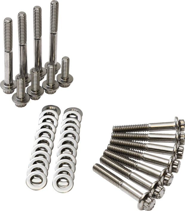 Fastener Kit - External Primary/Transmission - 12-Point - XL