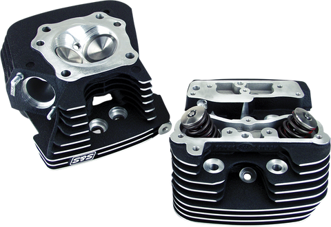 Cylinder Heads - Super Stock® - 89 cc - Wrinkle Black - Twin Cam