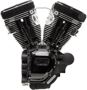 T124 Long Block Engine - Black - Touring