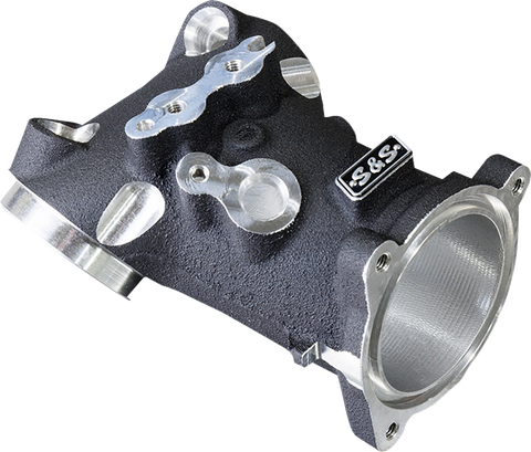 CNC-Ported 55 mm Intake Manifold - M8 - 55 mm - Black