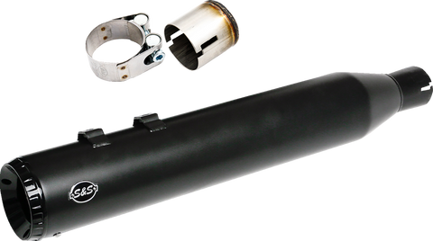 2-into-1 Swindler Exhaust Conversion Kit - 4-1/2" - Black - M8 Touring