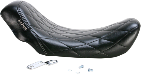 Bare Bones Solo Seat - Diamond Stitch - Black - Dyna &