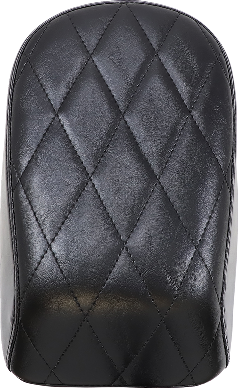 Bare Bones Pillion Pad - Diamond - Black - FL/FX &