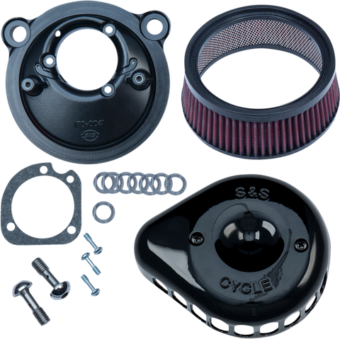 Mini Teardrop Stealth Air Cleaner Kit - Gloss Black