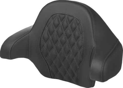 Tour-Pak® Backrest Pad - Lattice Stitch - Dark Gray Stitch - FL &