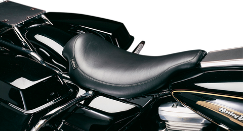 Silhouette Solo Seat - Smooth - Black - FLT/FLHT &
