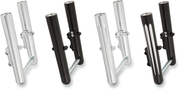 Fork Legs - Black Anodized - Deep Cut - Dual Disc - '00-'07 FLT