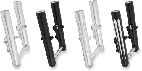 Fork Legs - Black Anodized - Deep Cut - Dual Disc - &