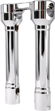 Hole Shot Risers - 8" - Chrome