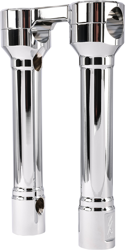Hole Shot Risers - 8" - Chrome