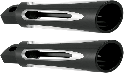 Footpegs - Deep Cut - Black
