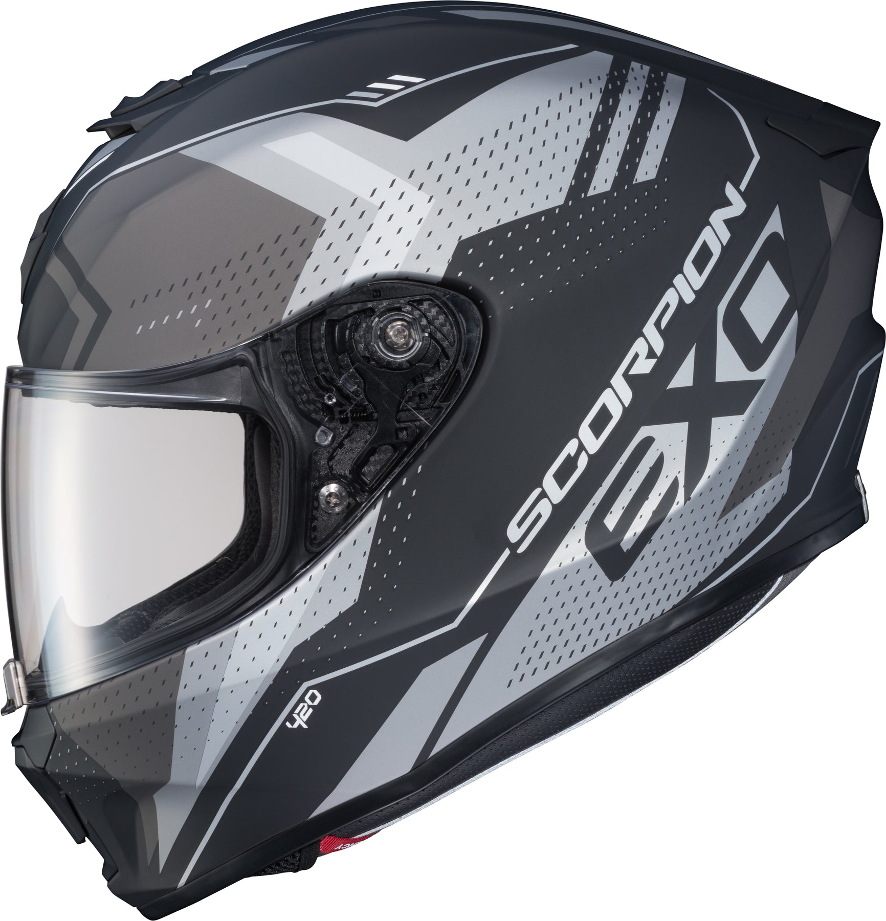 is the scorpion exo r420 a good helmet EXO-R420 (Titanium, 3XL) R420 features the Elliptec II face shield which has a latching shield locking mechanism located in the lower center of the shield Scorpion EXO-R420 Helmet Review at