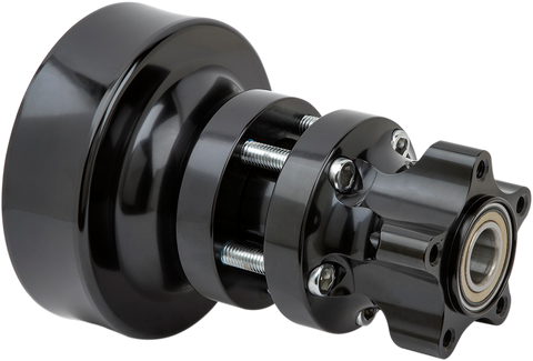 Hub - Cartridge - Rear/Single Disc - Black - &