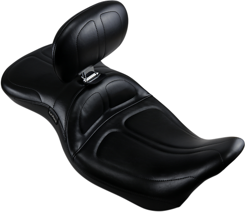 Maverick Seat - with Backrest - Stitched - Black - FL &
