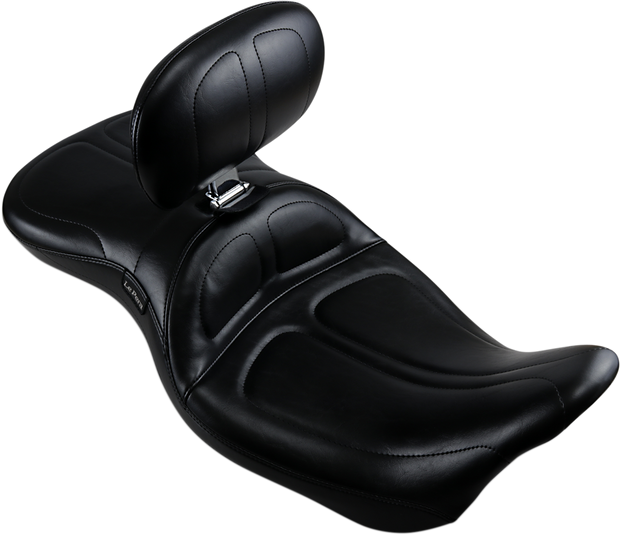 Maverick Seat - with Backrest - Stitched - Black - FL &