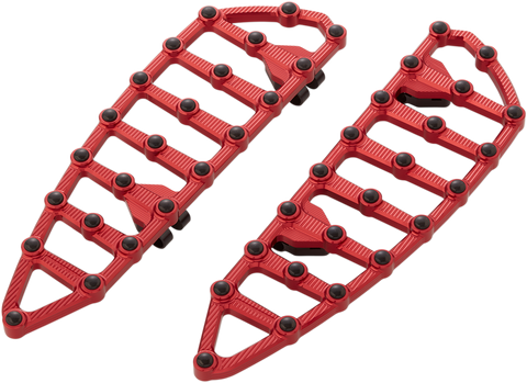 MX Driver Floorboards - Red