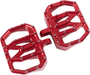 Mini Aggressor Floorboards - Red - Rear