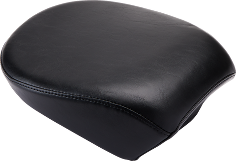 Bare Bones Pillion Pad - Deluxe - Smooth - Black - FL &