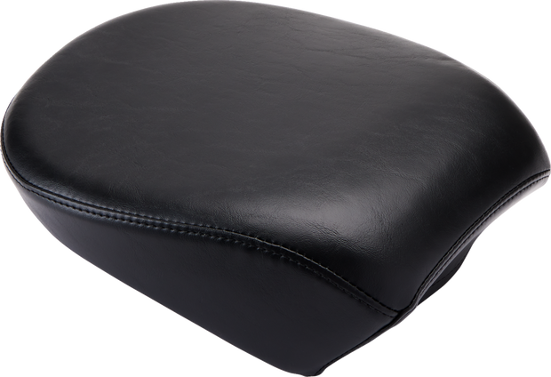 Bare Bones Pillion Pad - Deluxe - Smooth - Black - FL &