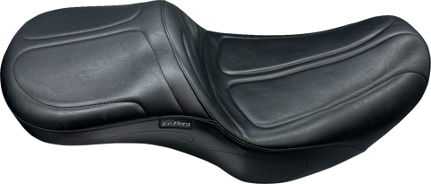 Maverick Daddy Long Legs Seat - Without Backrest - Black - FLH/FLT &