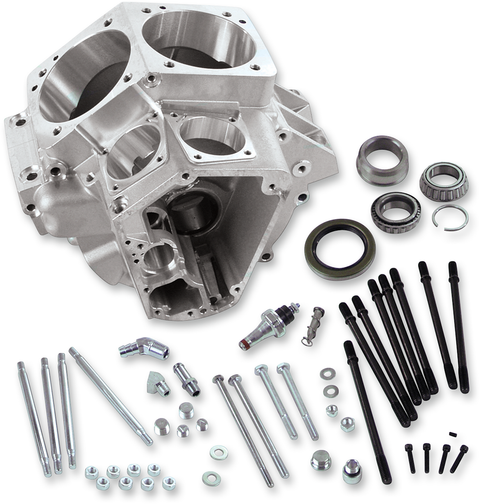 Engine Case - +4.000" Bore - Special Application - Evolution Big Twin