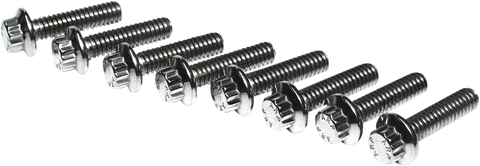 Bolts - Lifter Block - 12-Point/Dress-Up - 8 Pack - Twin Cam