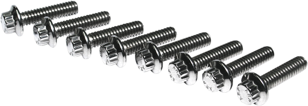 Bolts - Lifter Block - 12-Point/Dress-Up - 8 Pack - Twin Cam