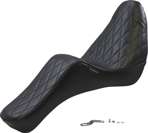 Cherokee Seat - Diamond - Black - Softail &
