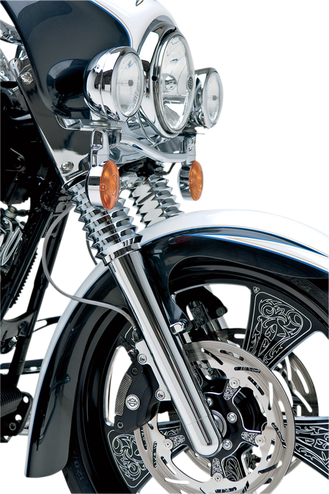 Fork Legs - Chrome - Smooth - Dual Disc - &