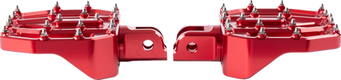 Mini Aggressor Floorboards - Red - Front