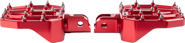 Mini Aggressor Floorboards - Red - Front