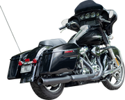 2-into-1 Swindler Exhaust Conversion Kit - 4" - Black - M8 Touring