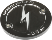 Points Cover - Dished - Black - 2 Hole - M8