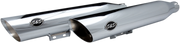 Slash Cut Race Mufflers - Chrome