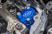 Billet Head Breather Kit - Anodized Blue - M8