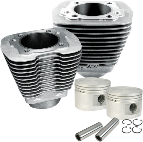 Cylinder & Piston Kit - 80" - Evolution Big Twin - Natural