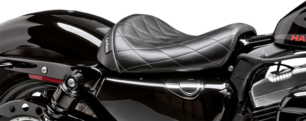 Bare Bones Solo Seat - Diamond Stitch - Black - XL &