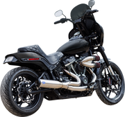 2-into-1 Qualifier Exhaust System - Race Only - Brushed Stainless