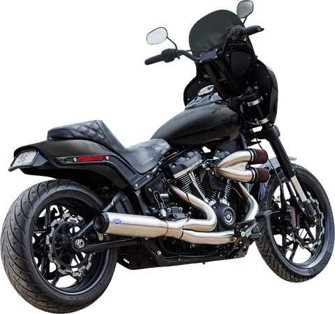 2-into-1 Qualifier Exhaust System - Race Only - Brushed Stainless