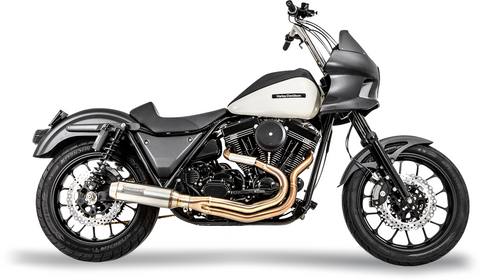 2-into-1 Exhaust System with Super Bike Muffler