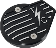 Cam Cover - Gen 2 - Finned - Twice Cut - Black - M8