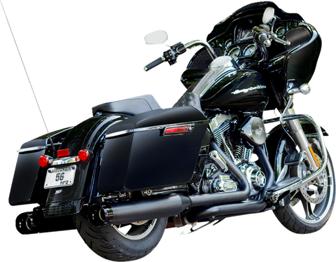 4-1/2" MK45 Performance Mufflers - Black with Black Thruster