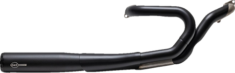 2-into-1 Grand National Exhaust System - Black - Race Only