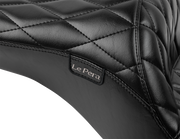 Maverick Seat - without Backrest - Diamond Stitch - Black - FLH/FLT '23-'24