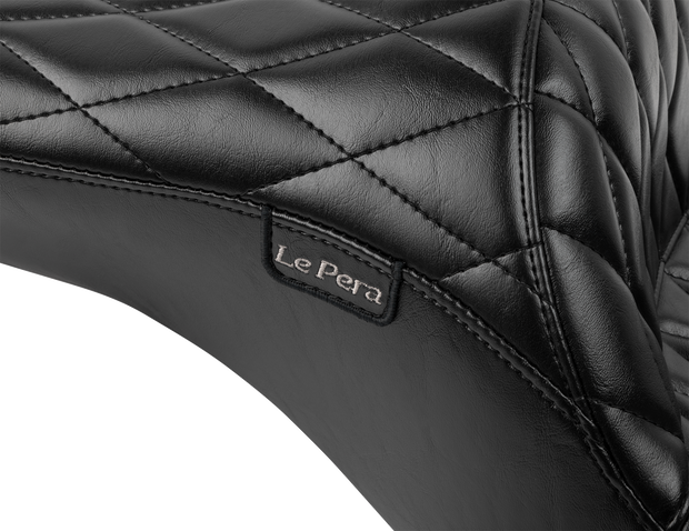 Maverick Seat - without Backrest - Diamond Stitch - Black - FLH/FLT &