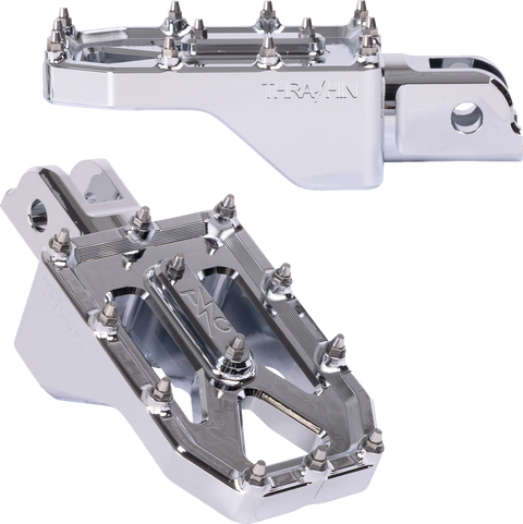Aggressor Footpegs - Front - Chrome
